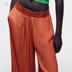 Zara Flowy wide leg pants